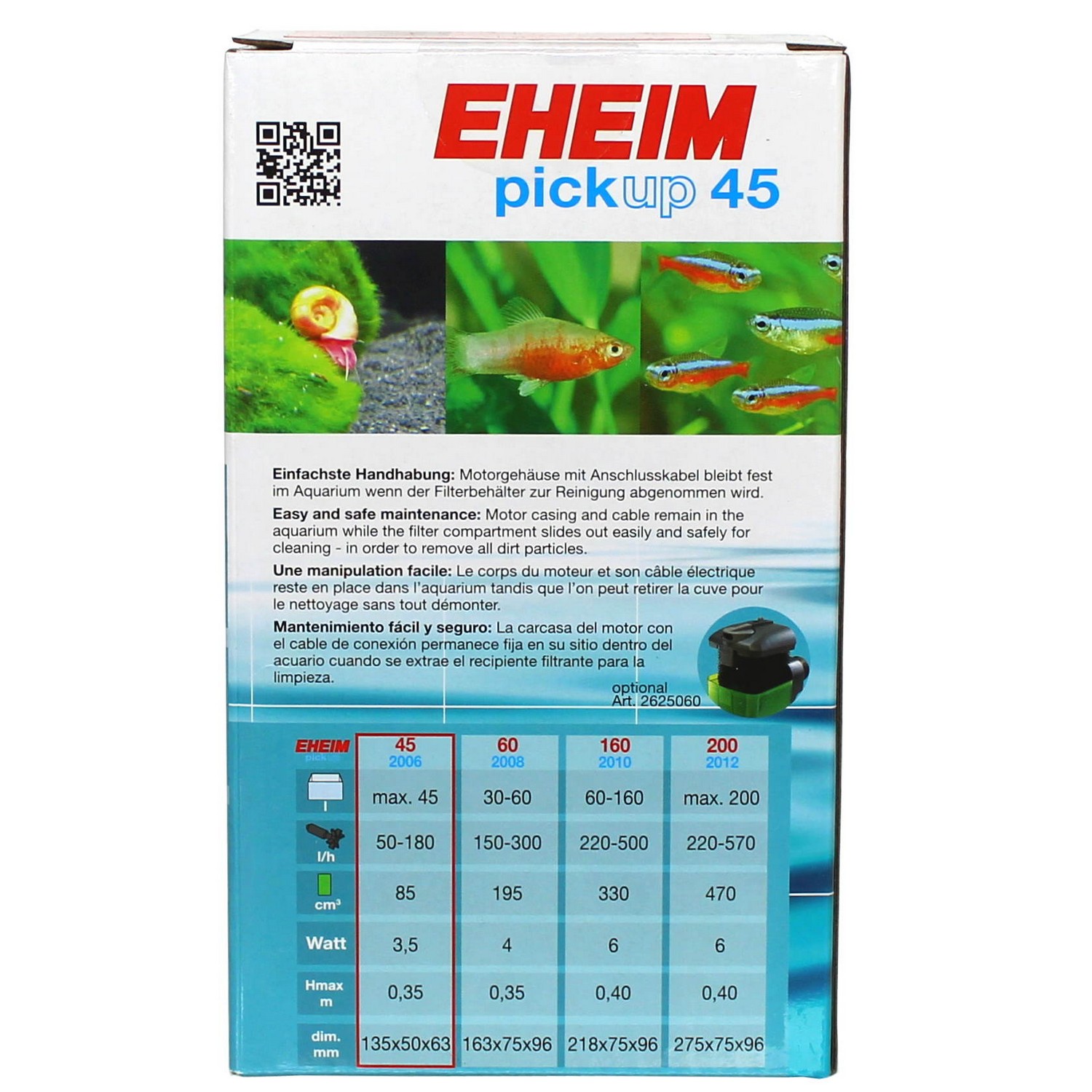 Внутренний фильтр Eheim pickup 45 (2006020)