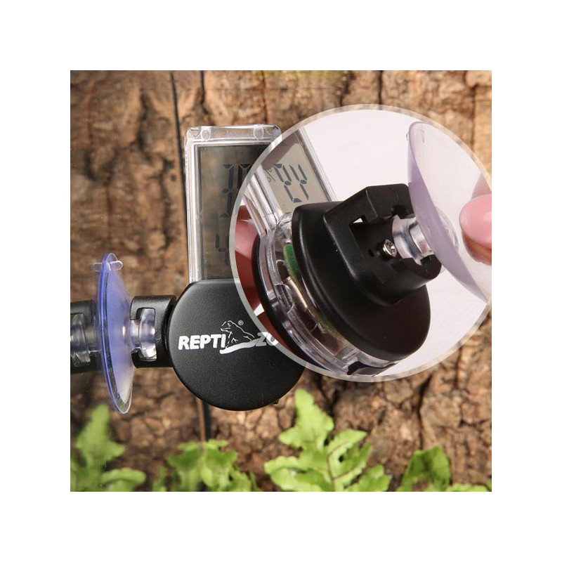 Цифровий гігрометр-термометр Repti-Zoo SH125B LCD з водозахистом IPX4