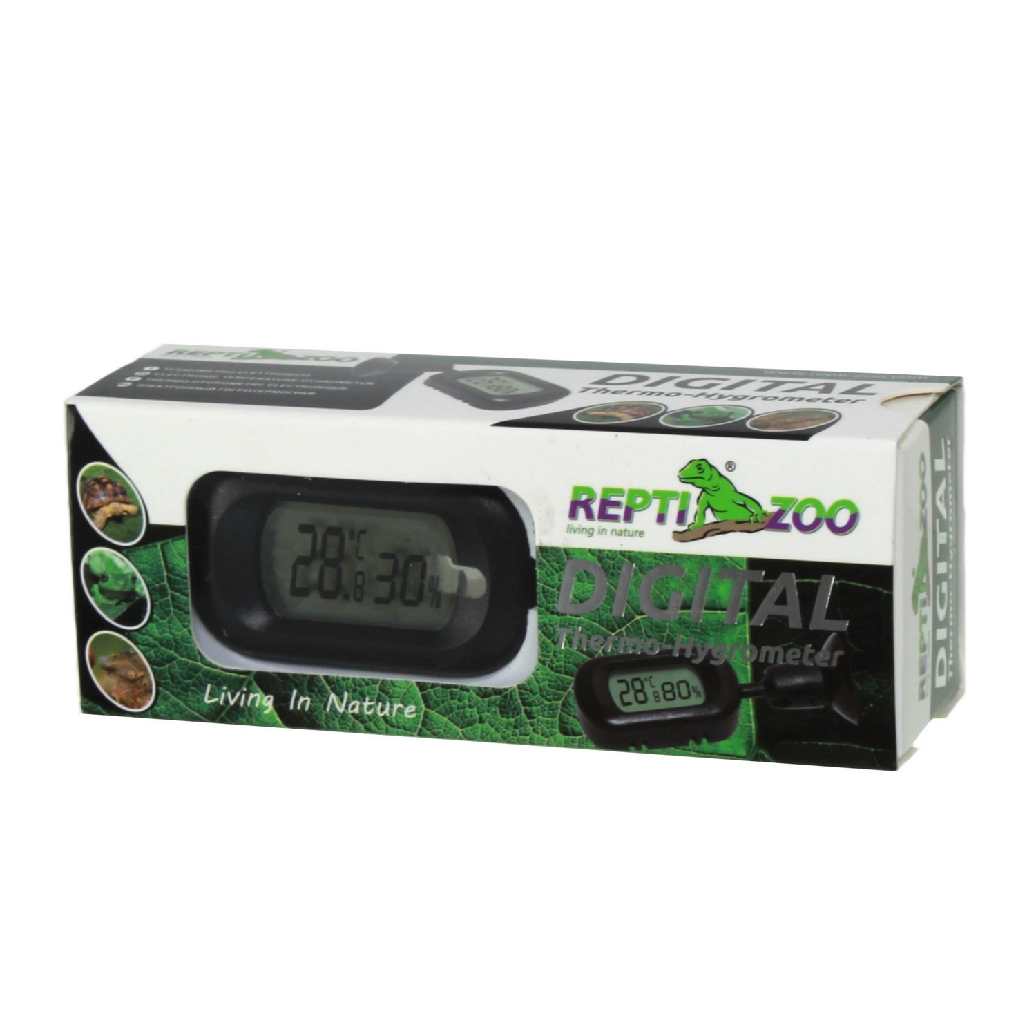 Цифровий міні гігрометр-термометр Repti-Zoo LCD MINI SH128 з присоскою