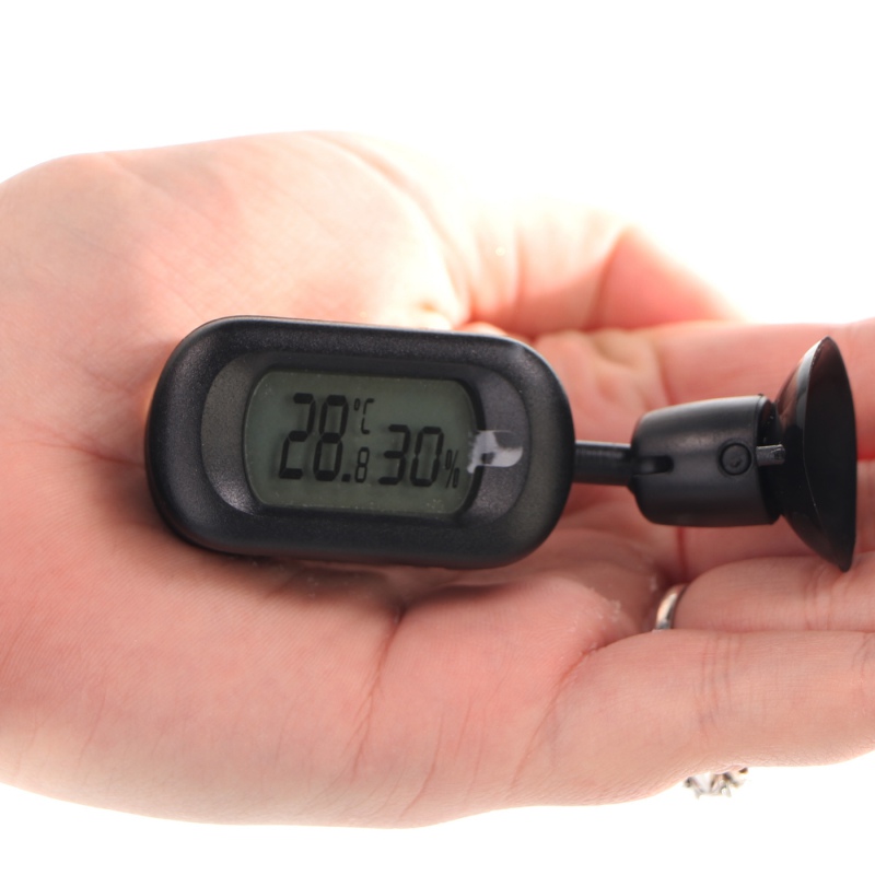 Цифровий міні гігрометр-термометр Repti-Zoo LCD MINI SH128 з присоскою