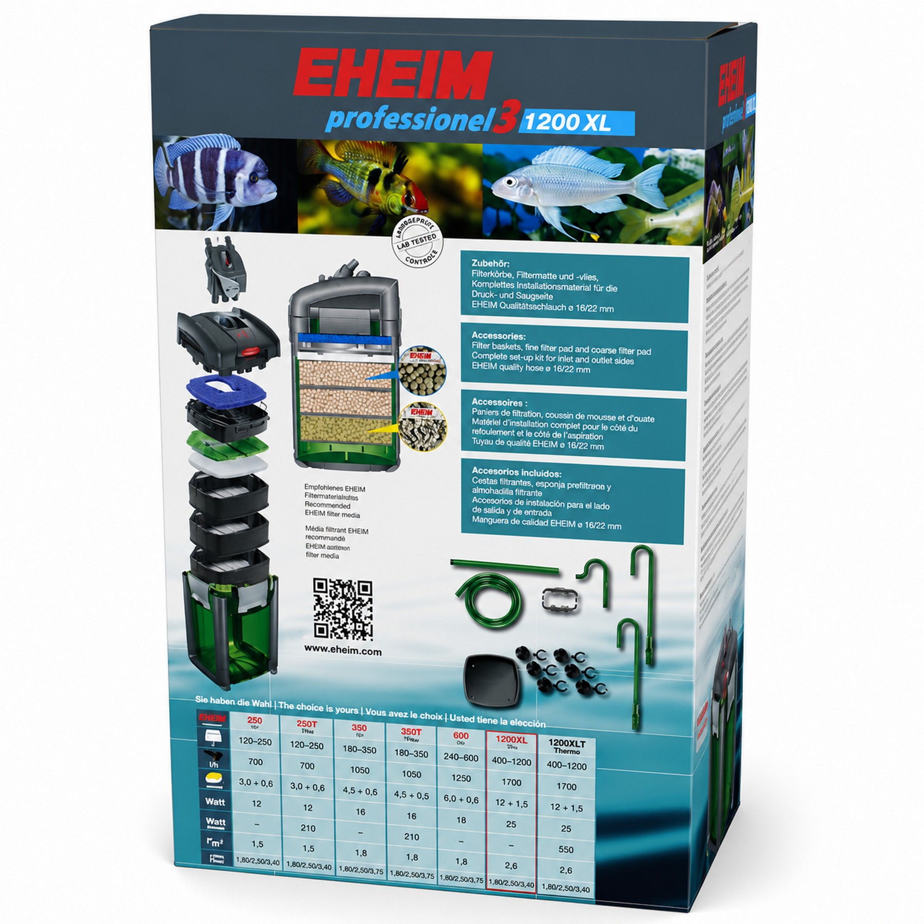 Зовнішній фільтр Eheim professionel 3 1200XL (2080) (2080010)