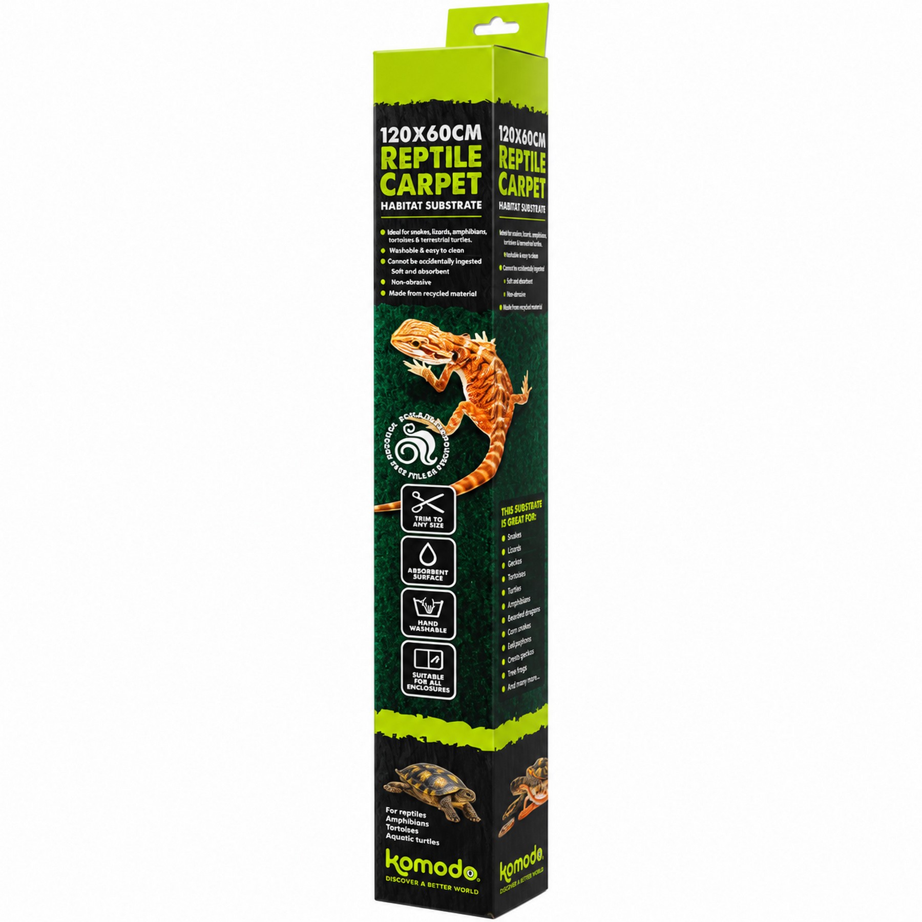 Коврик-субстрат Komodo Reptile Carpet 120x60см для тераріуму, рептилій і амфібій (83029)