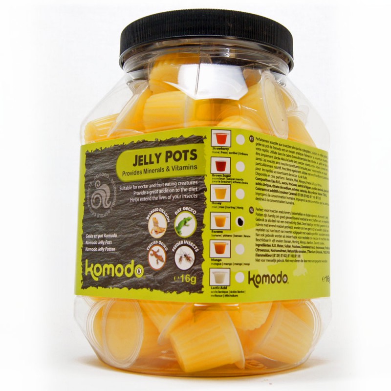Корм банановий в гелі Komodo Jelly Pot Banana Jar 60шт. (83250)