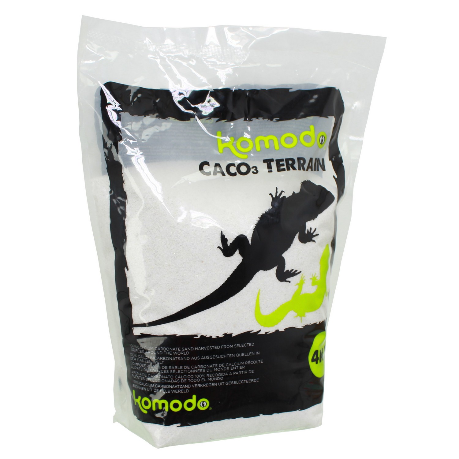 Харчовий пісок з кальцієм для рептилій Komodo CaCo3 Sand White 4кг (U46070)