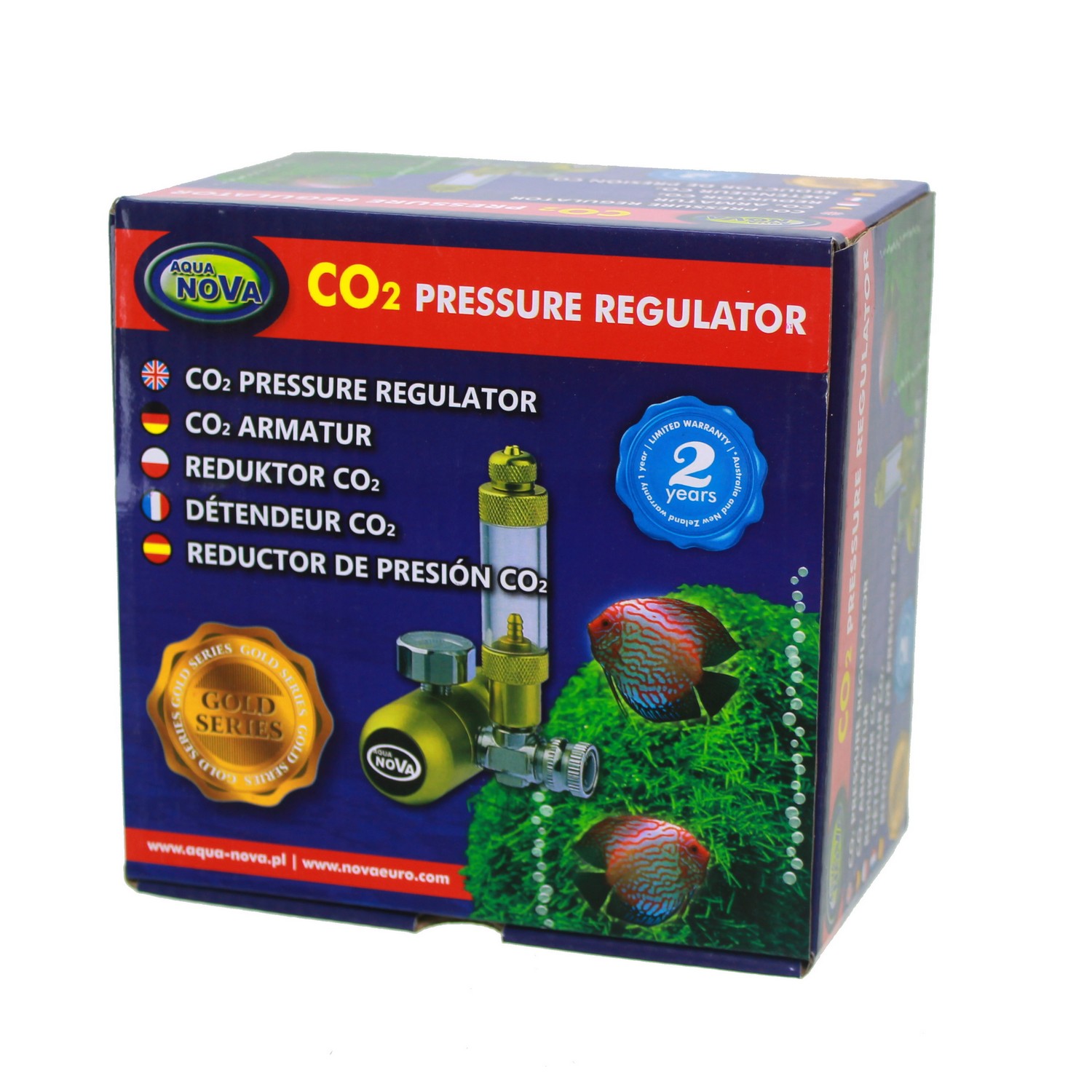 Редуктор CO2 Aqua Nova NCO2-REG з лічильником бульбашок (NCO2-REG)