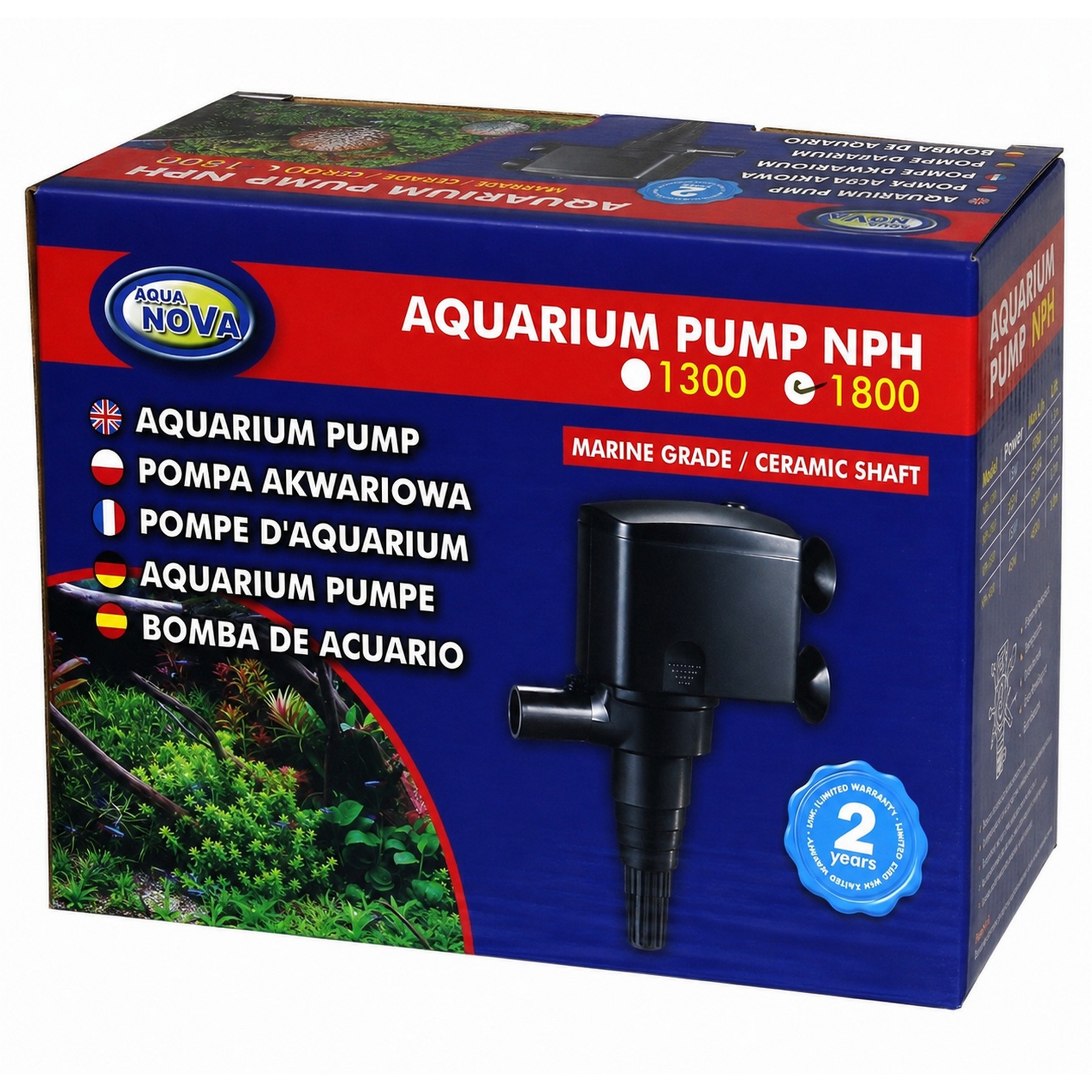 Помпа Aqua Nova NPH-1800 до 1800л/год (NPH 1800)