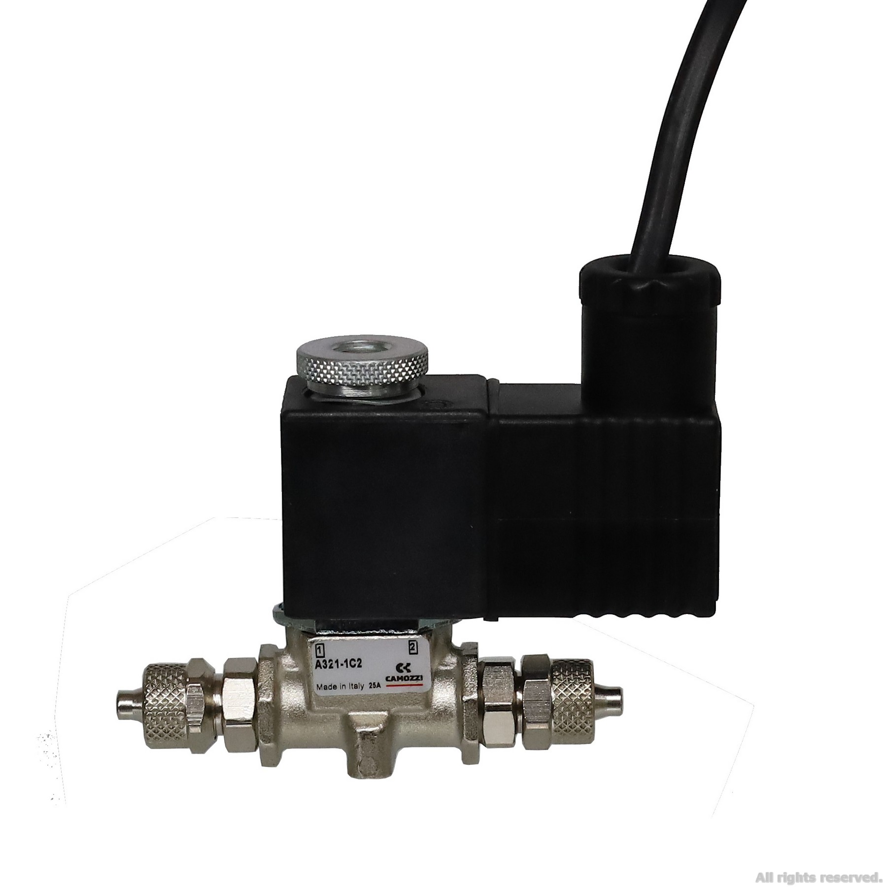 Електроклапан для систем СО2 Camozzi 4/6мм A321 220V