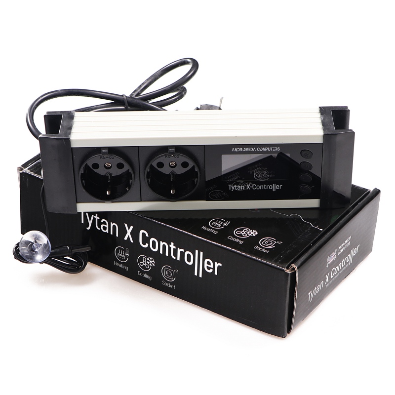 Цифровий термостат Andromeda Computers Tytan X Controller 1100W з окремим керуванням обігрівом і охолодженням