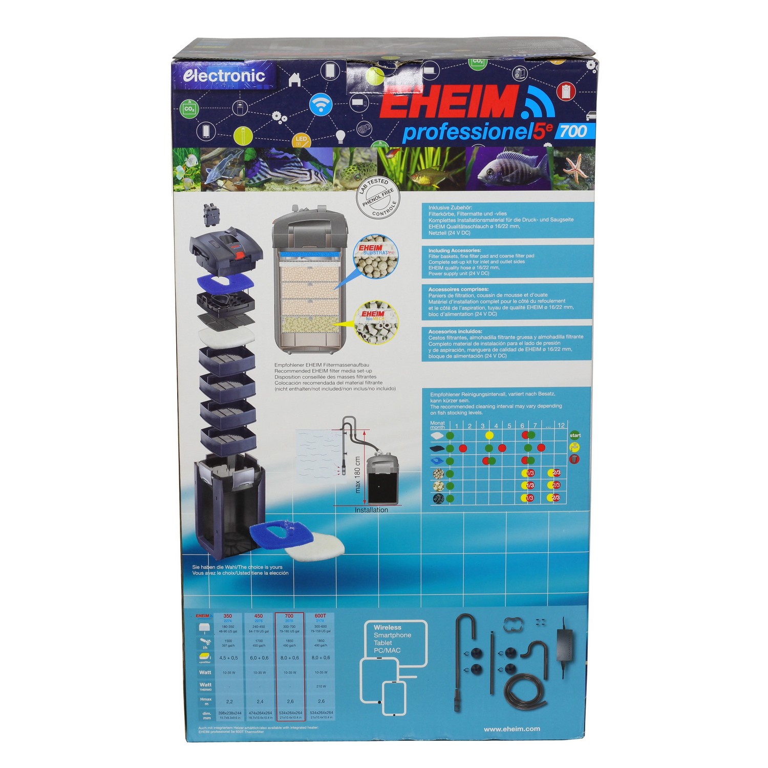 Зовнішній фільтр Eheim professionel 5e 700 2078 WiFi (2078010)