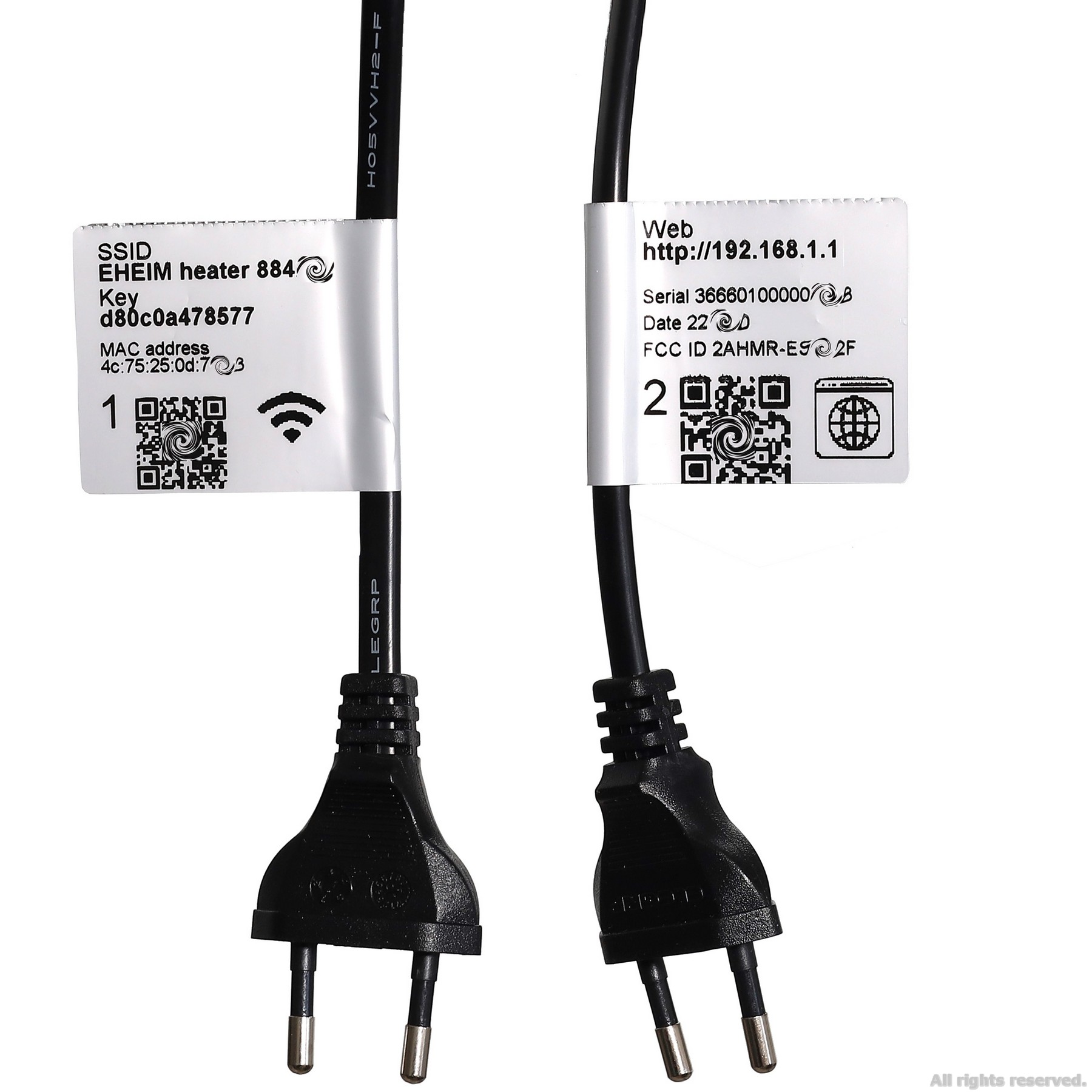 Нагрівач EHEIM thermocontrol+ e 200W Wi-Fi від 300л. до 400л. (3667010)