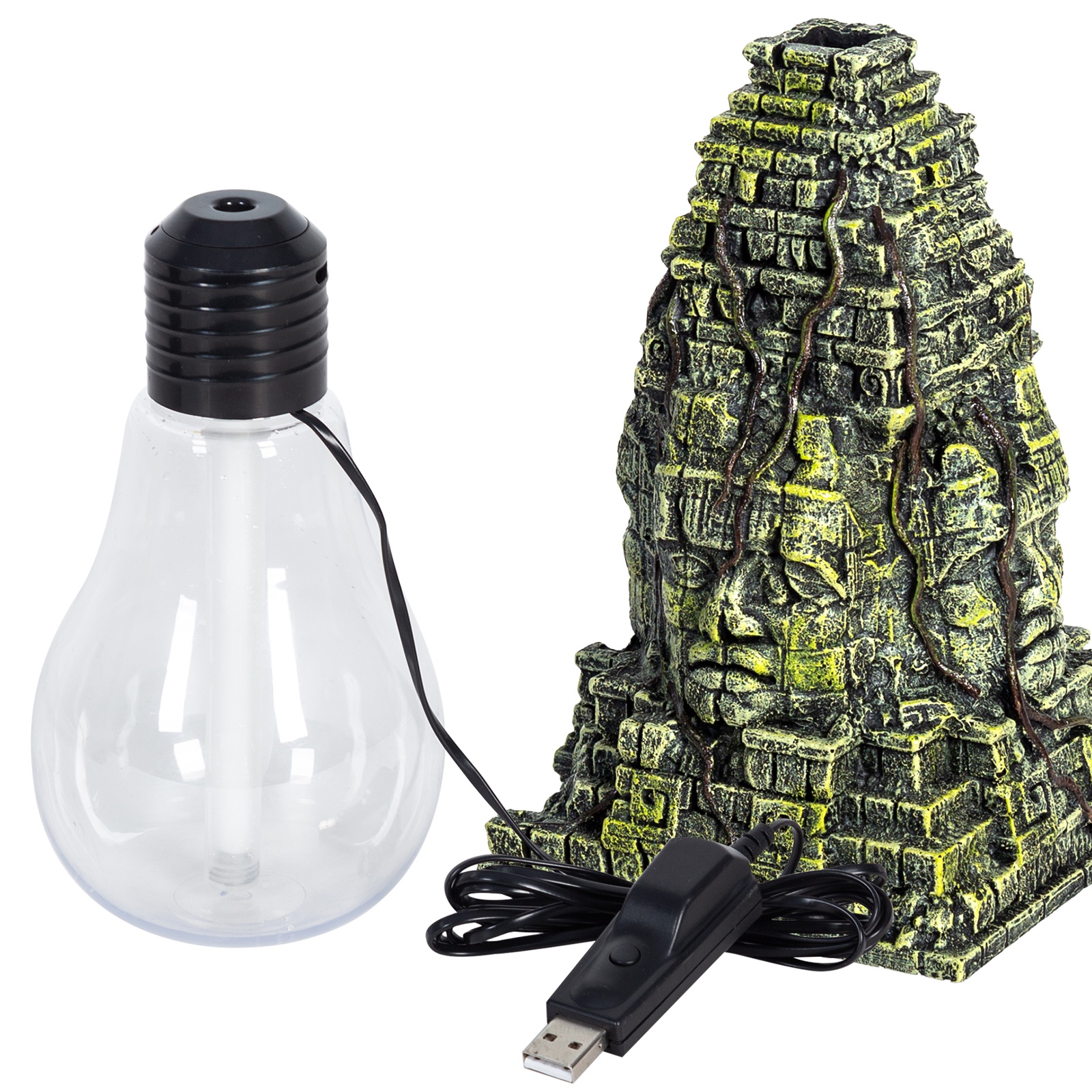Генератор туману Repti-Zoo Ancient Castle Fogger 12,5×12,5×21 см для тераріуму 400 мл(TF08)