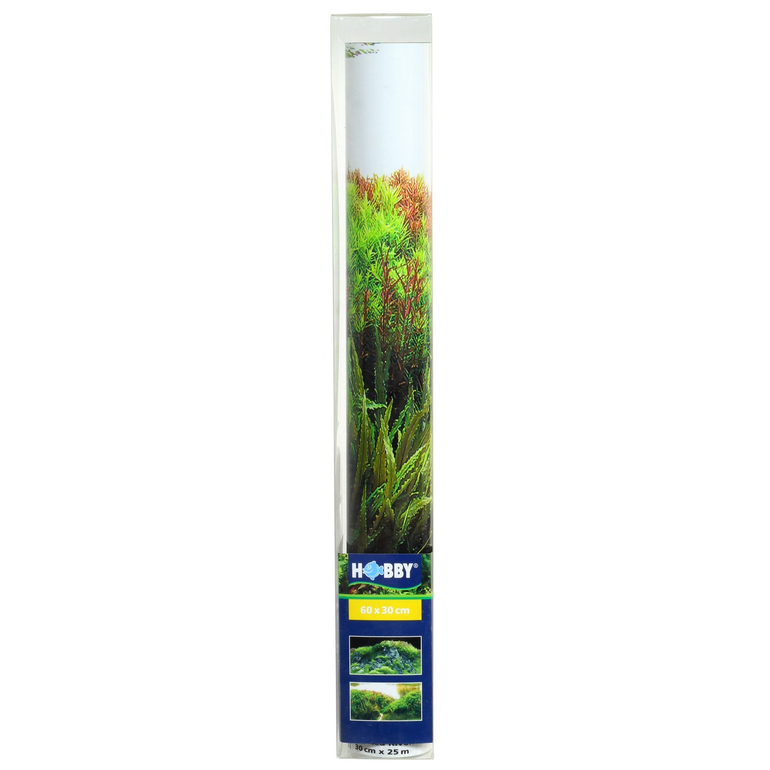 Задній фон Hobby Planted River/Green Rocks 60x30см (31043)