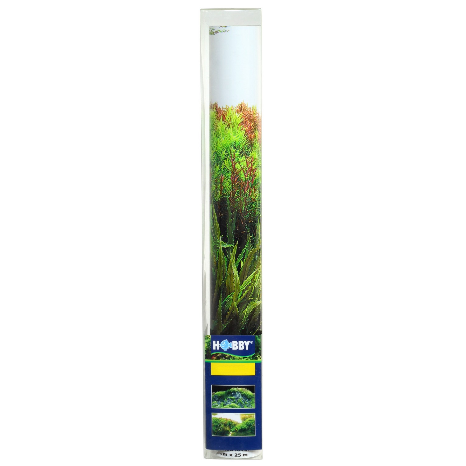 Задній фон Hobby Planted River/Green Rocks 100x50см (31044)