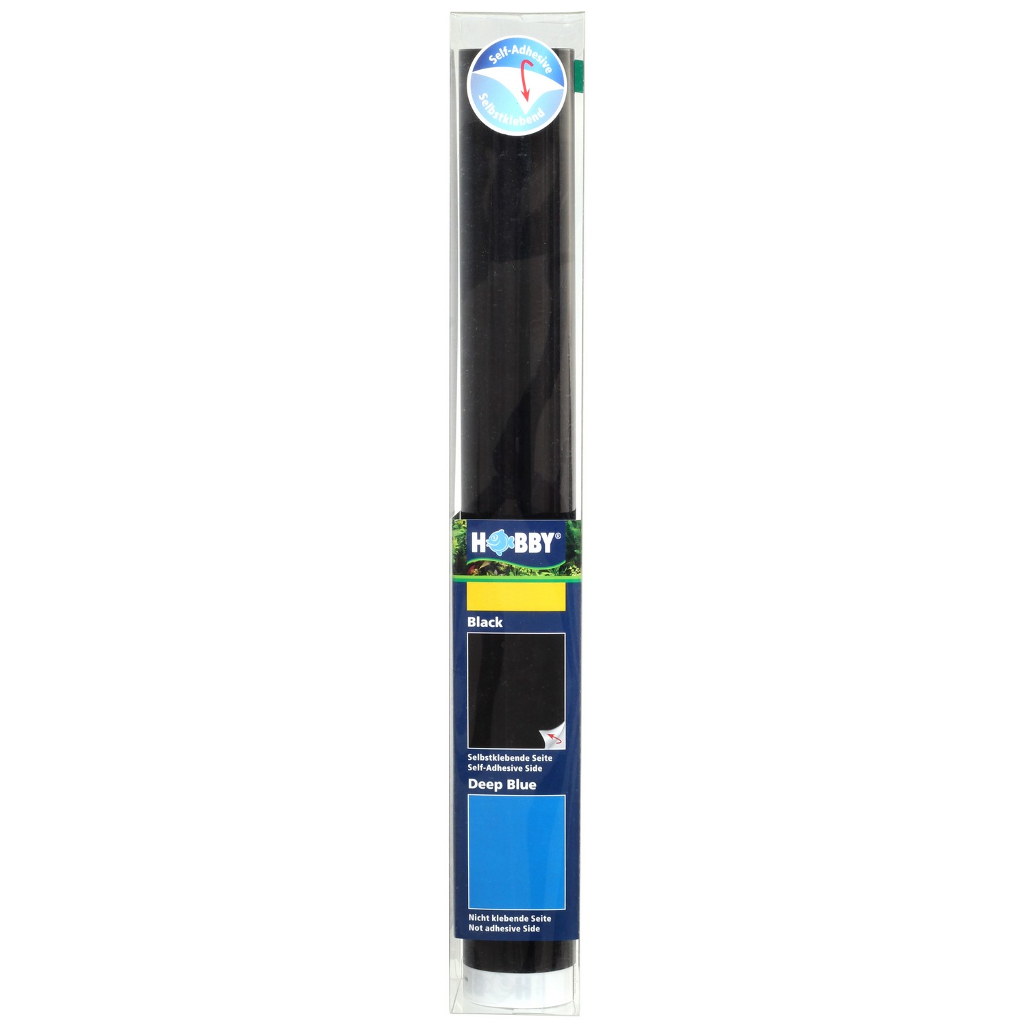 Задній фон самоклеючий Hobby Black*/Deep Blue 120x50см (31210)