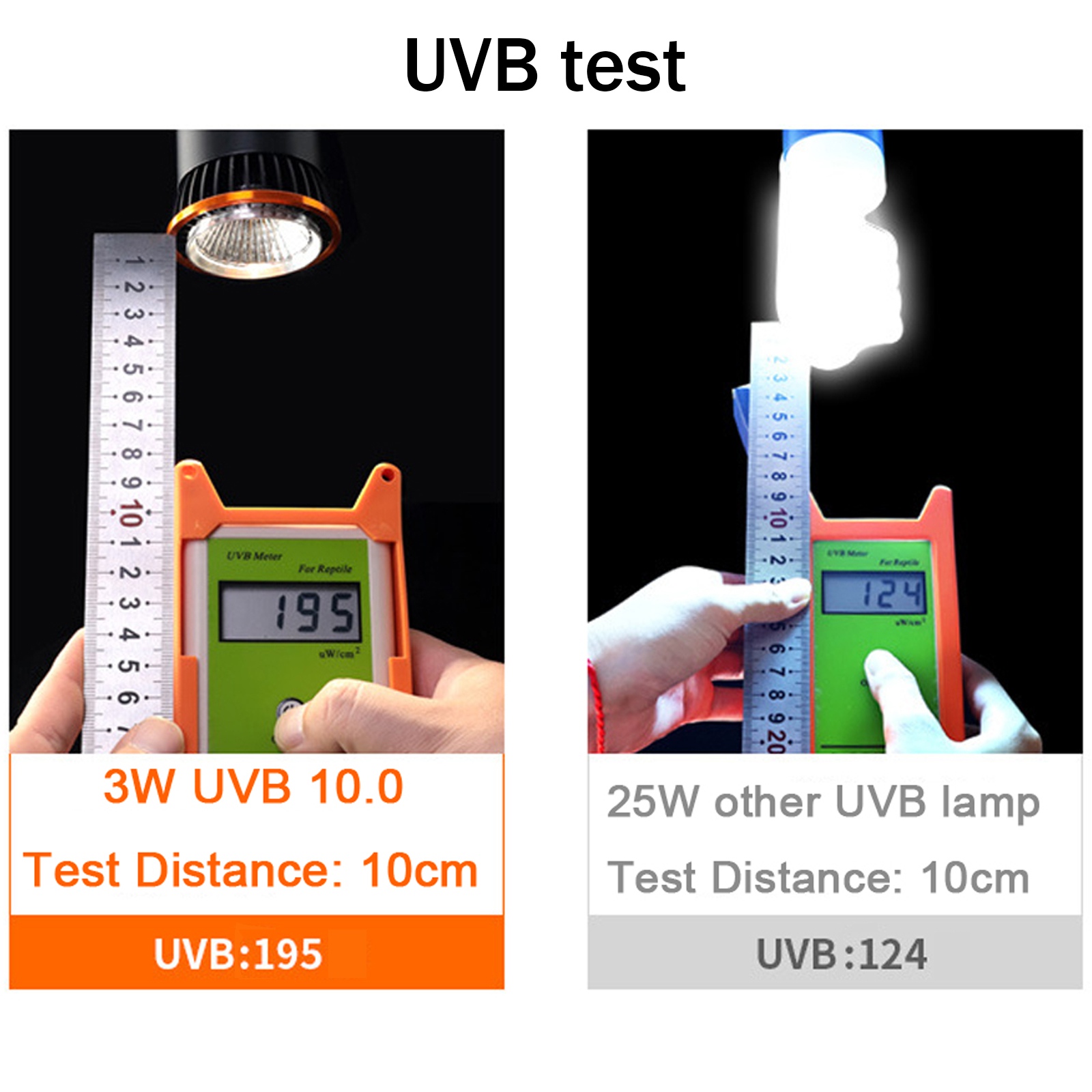 Лампа ультрафіолетова UVB Terrario Reptile's LED UVB 5.0 3W