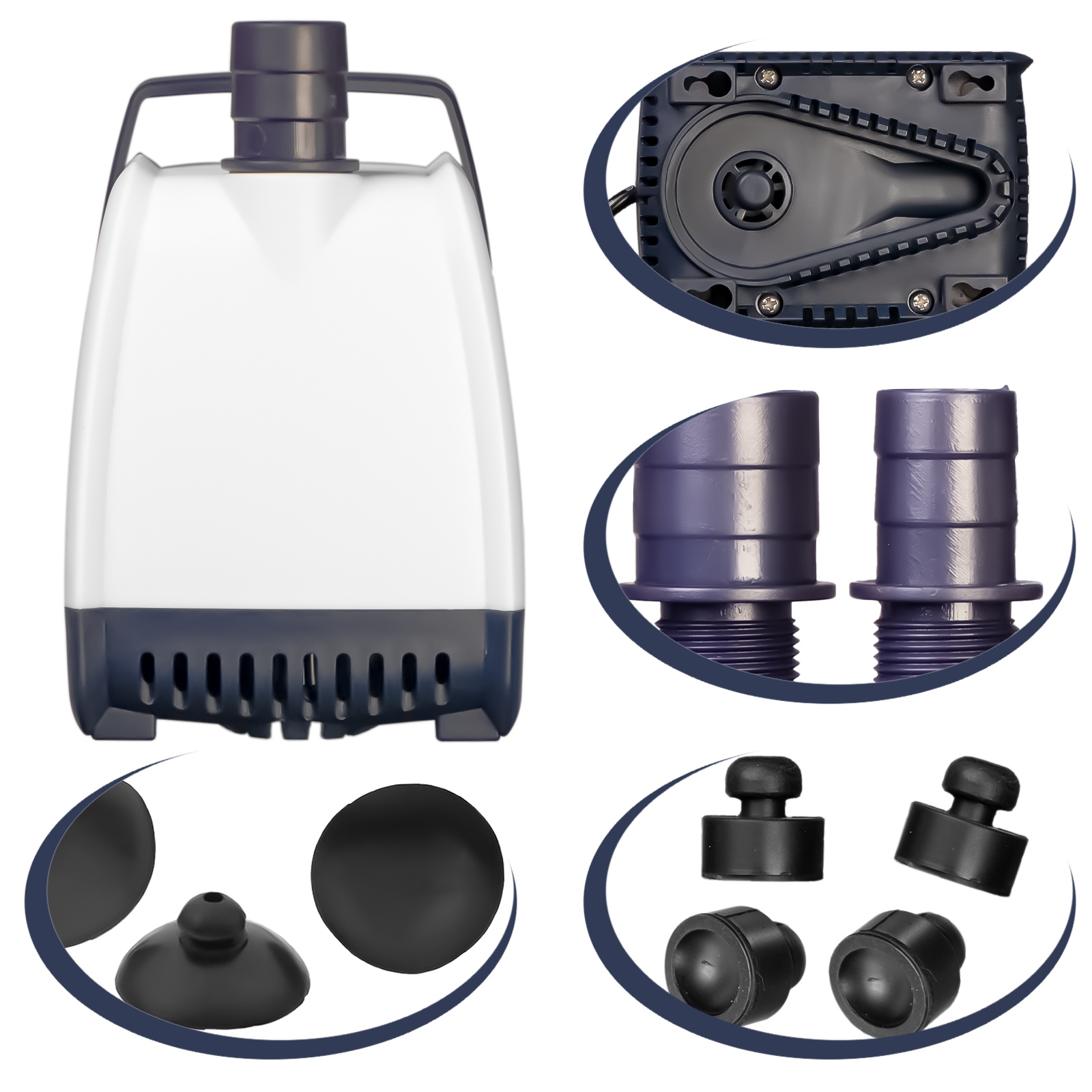 Насос низького занурення Jingye Bottom Pump 25 2500 л/год (LV-2500DX)