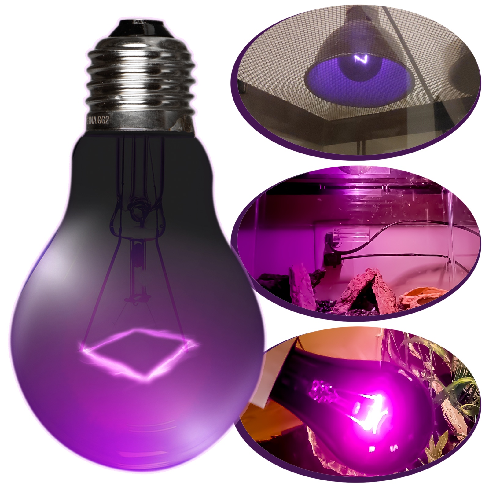 Нічна лампа з підігрівом Repti-Zoo Night Heat Bulb 35W для тераріумів без UVA (MHL35)