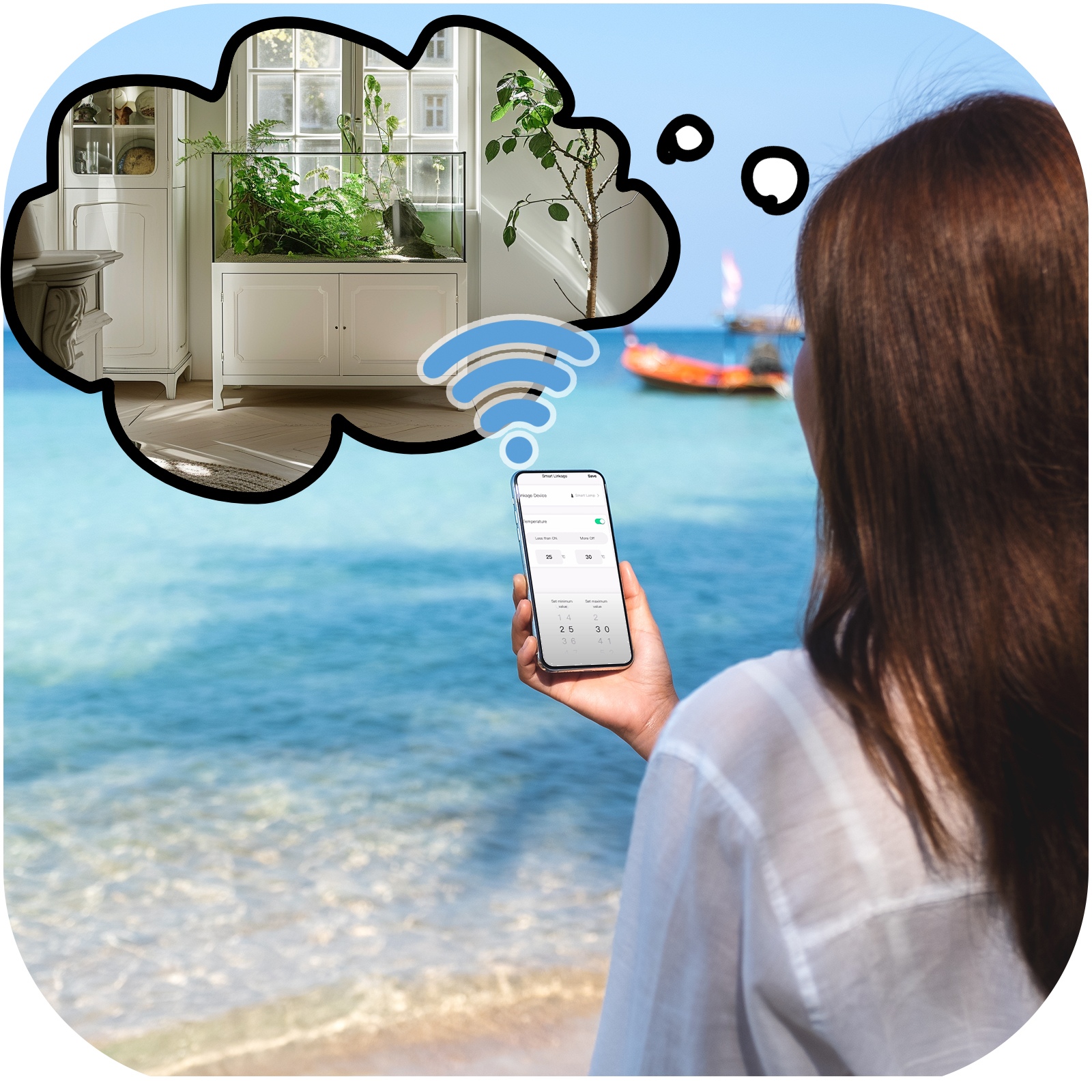 Генератор туману зовнішній з Wi-Fi Repti-Zoo Smart Wi-Fi Humidifier (ZTF03M)