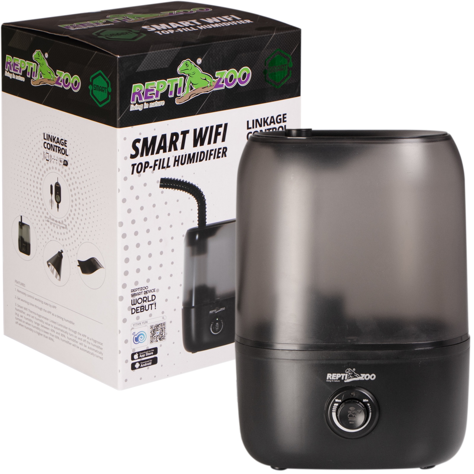 Генератор туману зовнішній з Wi-Fi Repti-Zoo Smart Wi-Fi Humidifier (ZTF03M)