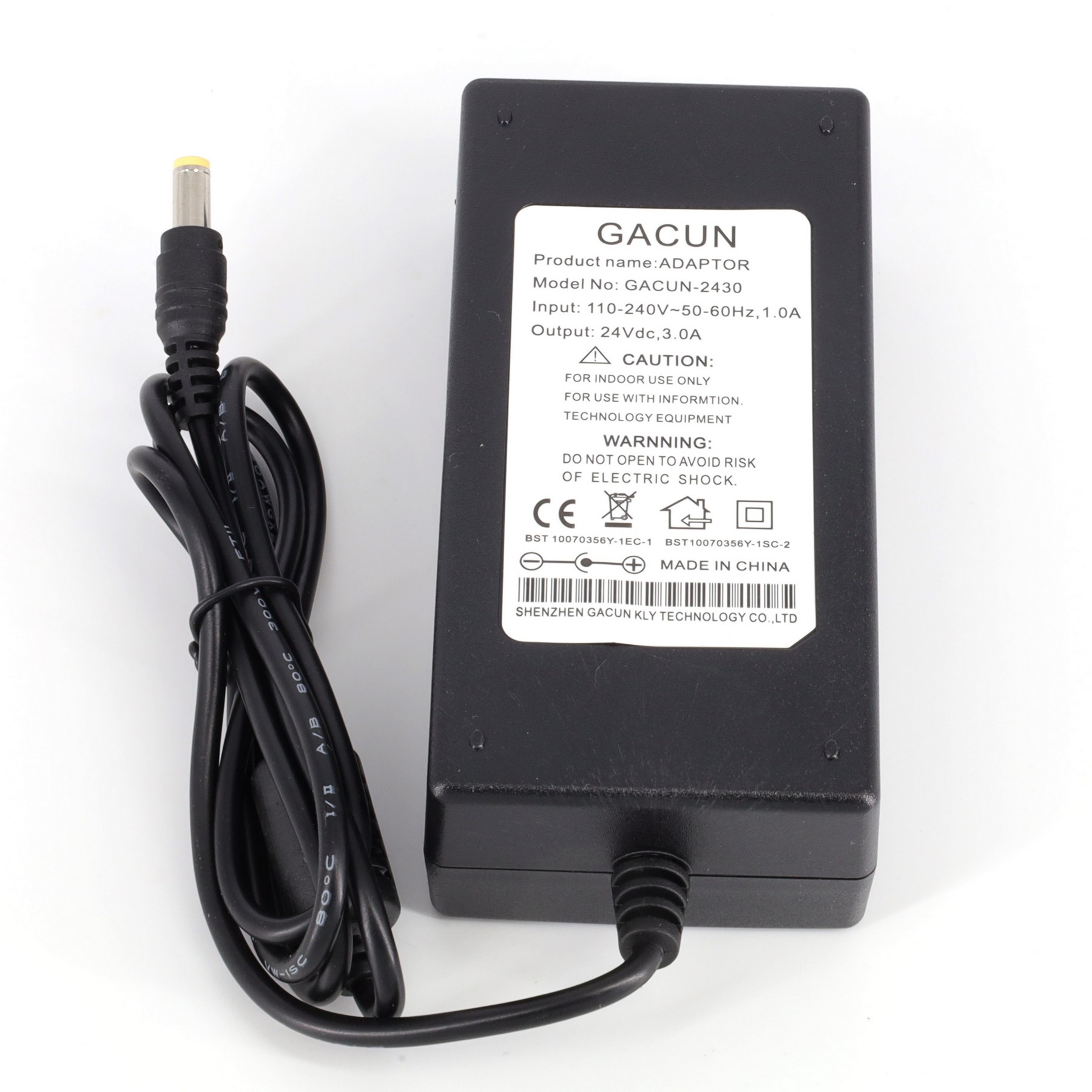 Блок живлення 5.5*2.5mm YTDMEN 24V 3A