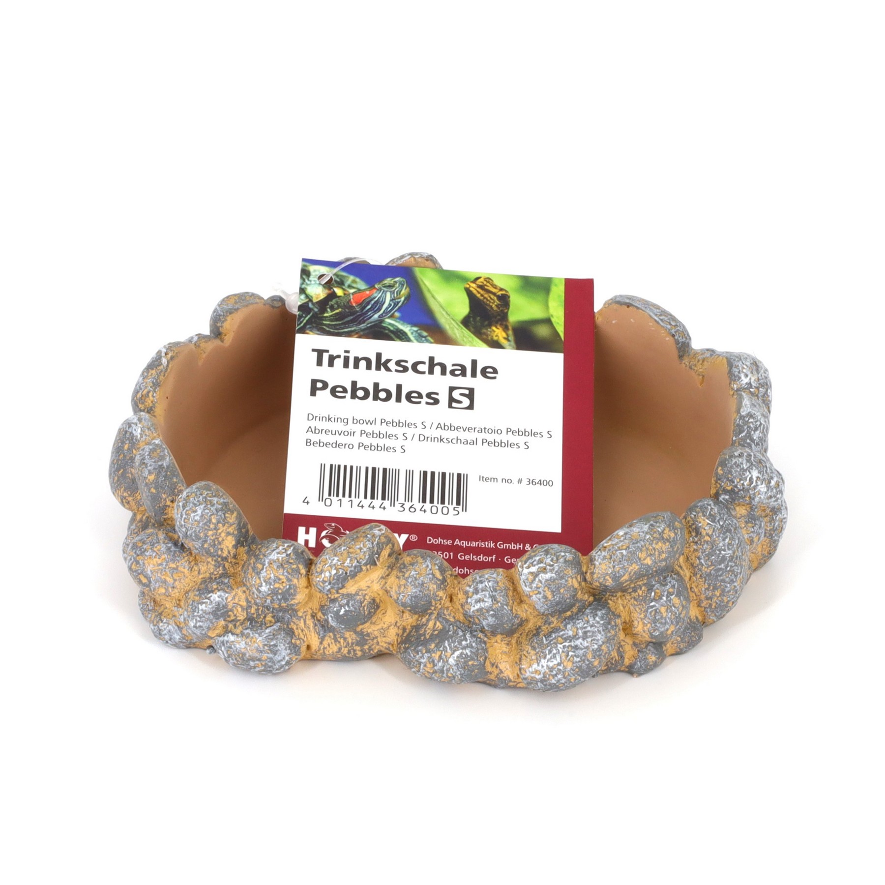 Поїлка для рептилій Hobby Drinking bowl Pebbles S 12x11x3см (36400)