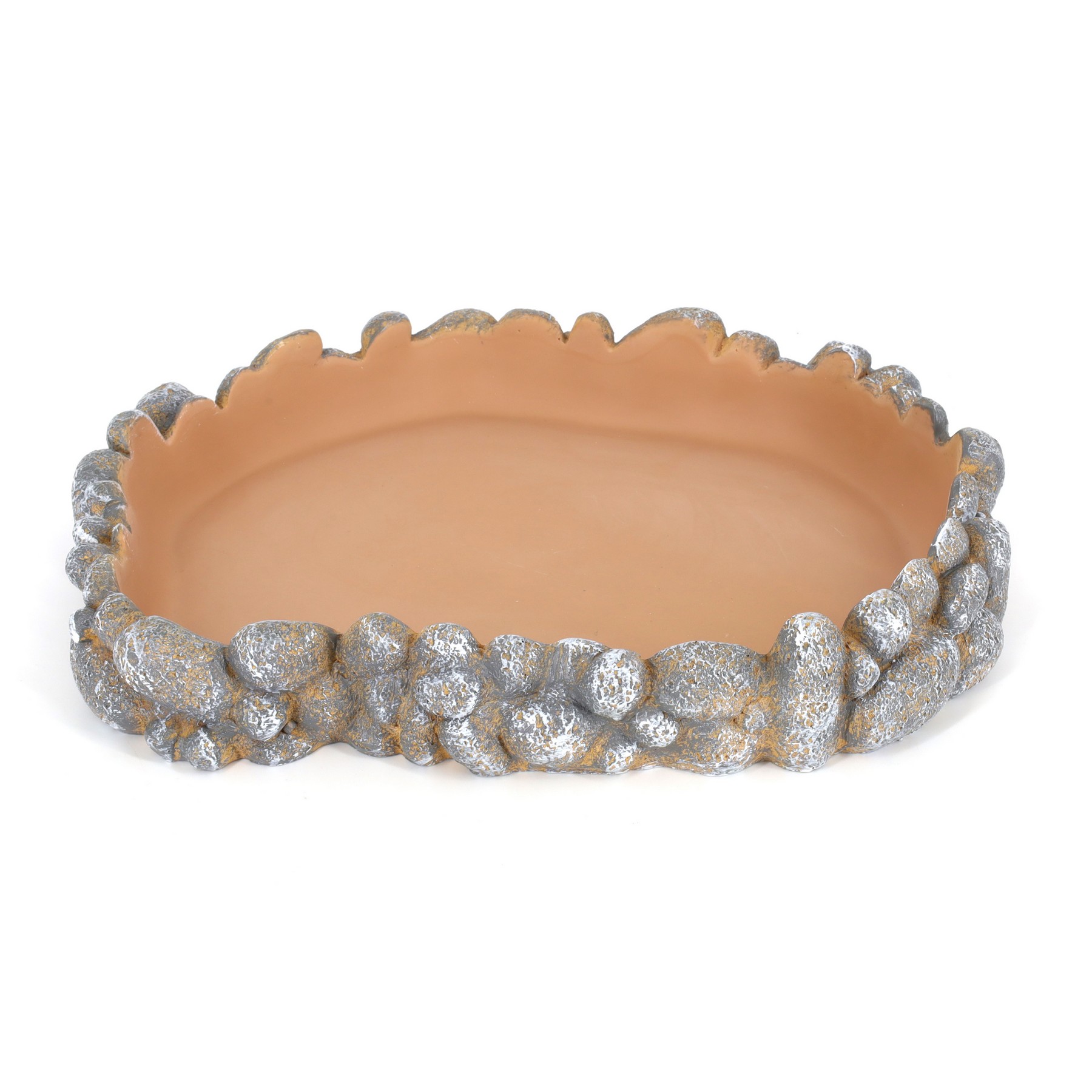 Поїлка для рептилій Hobby Drinking bowl Pebbles L 25x21x4см (36402)