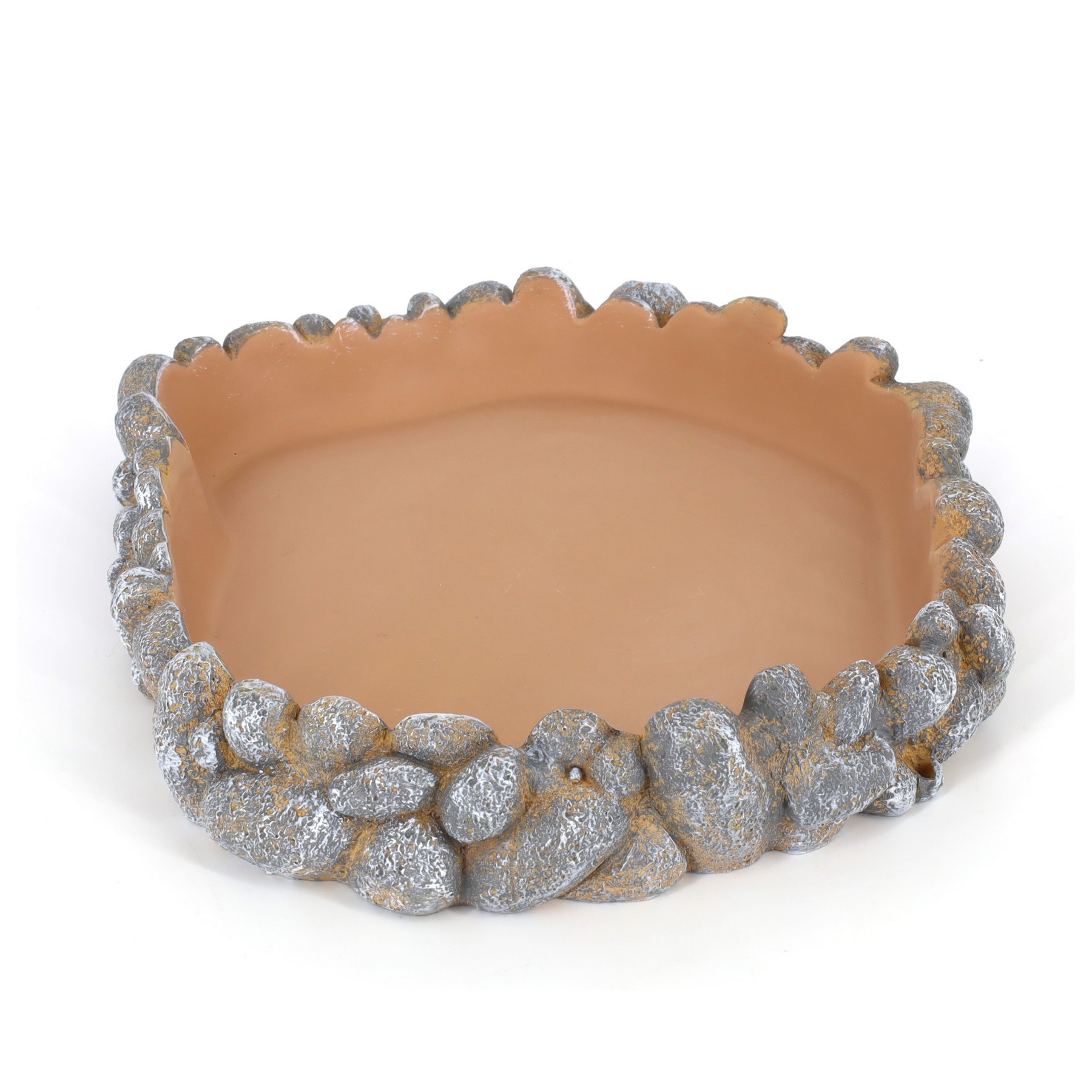 Поїлка для рептилій Hobby Drinking bowl Pebbles L 25x21x4см (36402)