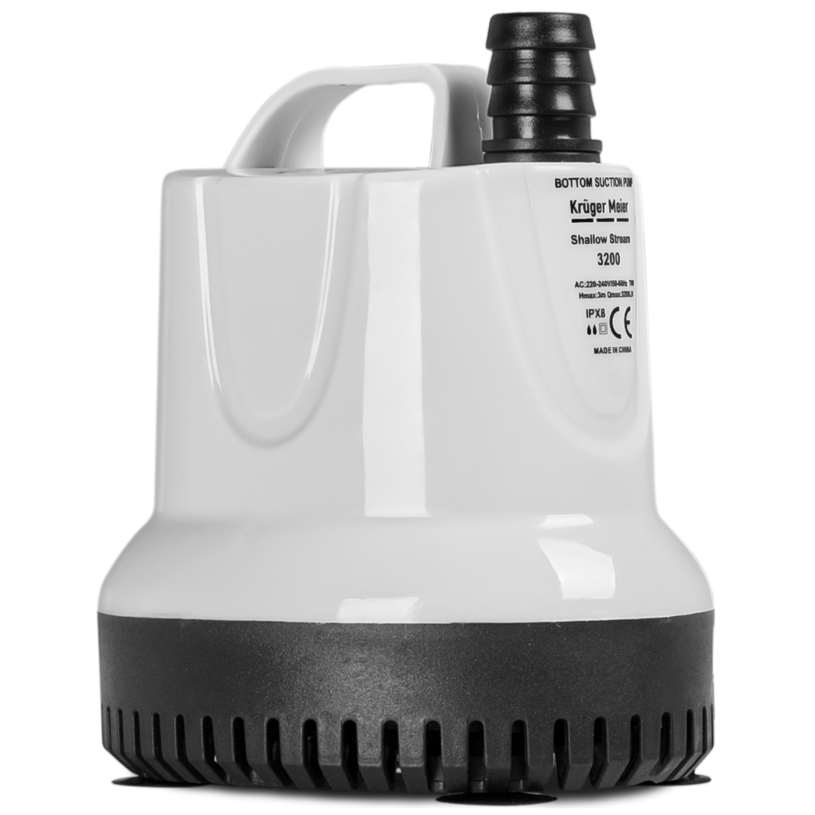 Помпа підйомна з низьким зануренням Kruger Meier ClearGenix 3200 л/г для фонтанів, акваріумів, ємностей