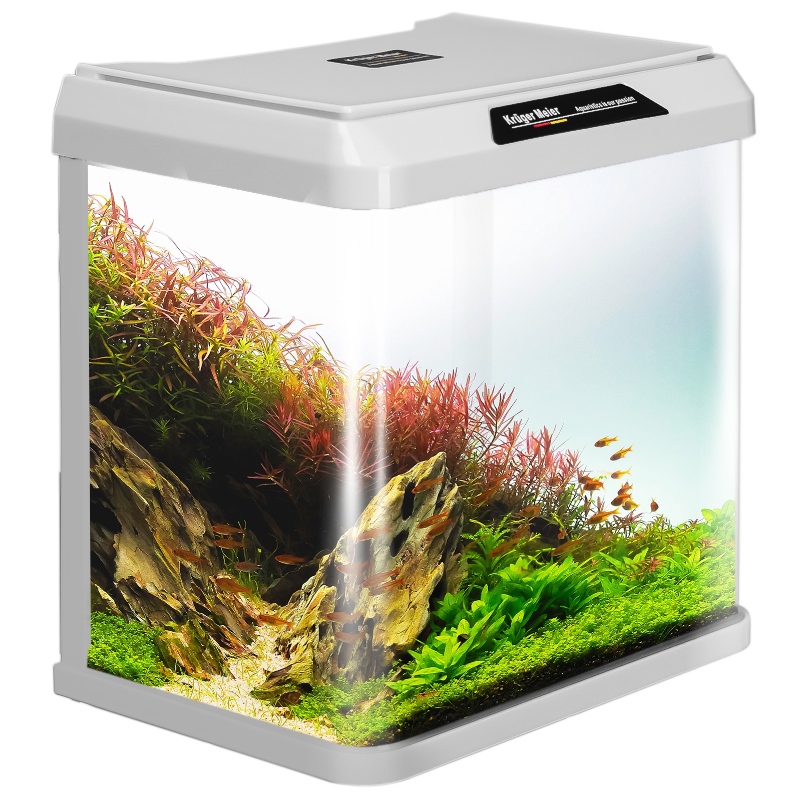 Акваріум Kruger Meier Como Aquarium 7л білий 23x15,5x25см (R230KM) 