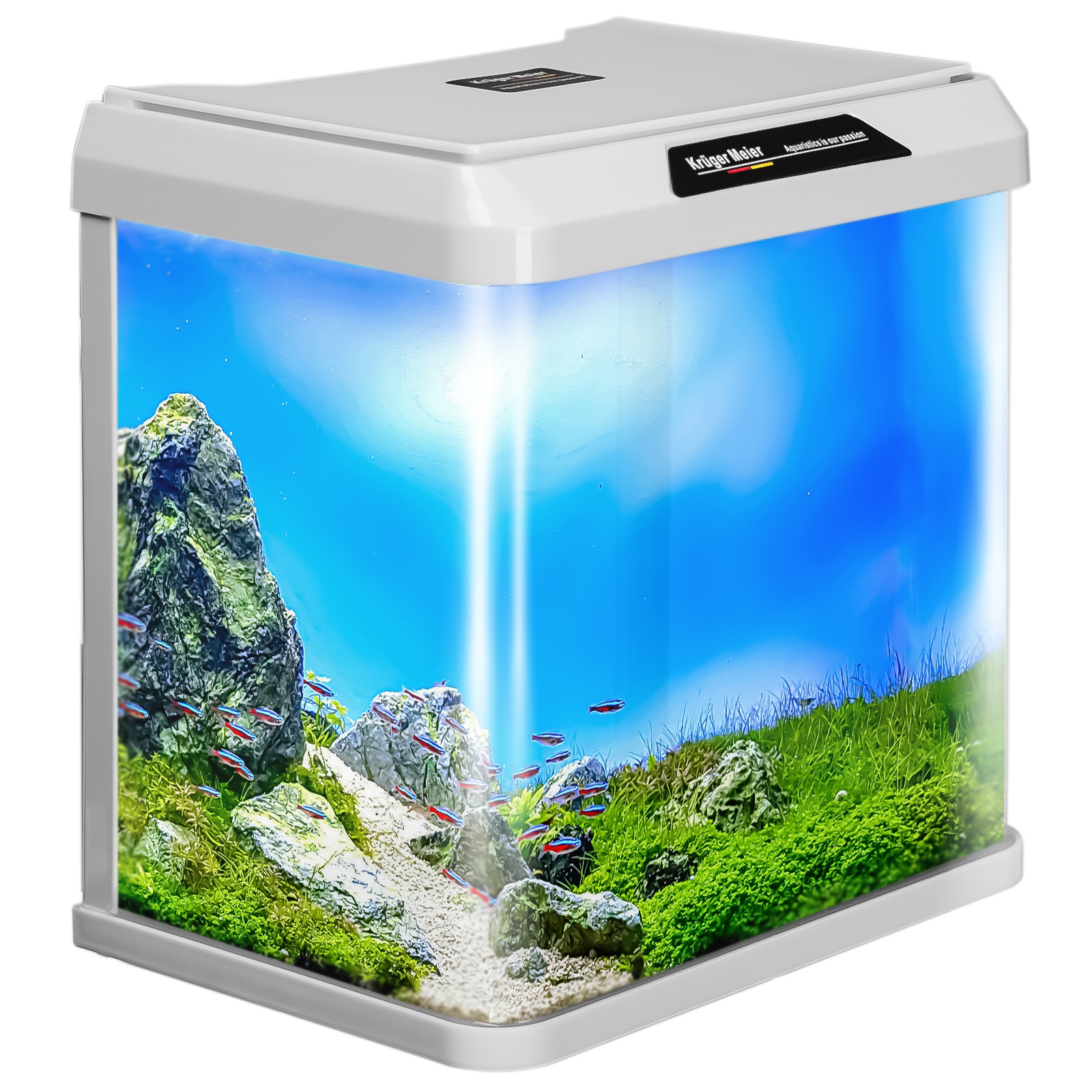 Акваріум Kruger Meier Como Aquarium 7л білий 23x15,5x25см (R230KM) 