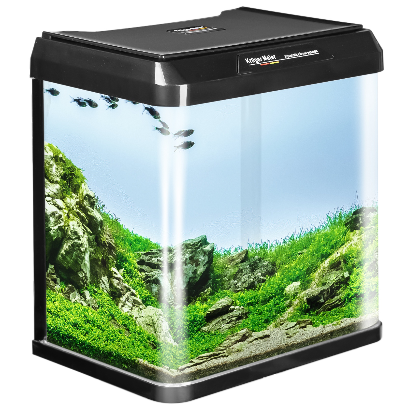 Акваріум Kruger Meier Como Aquarium 7л чорний 23x15,5x25см (R230KMB) 