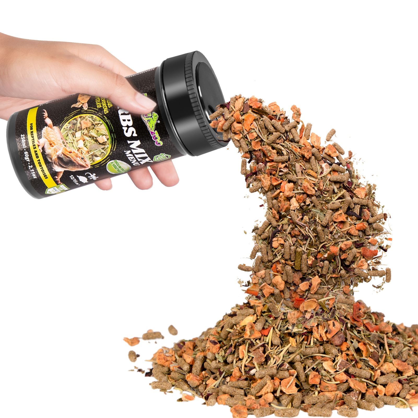 Рослинна суміш для рептилій і черепах Repti-Zoo Herbs Mix Menu 1000мл.
