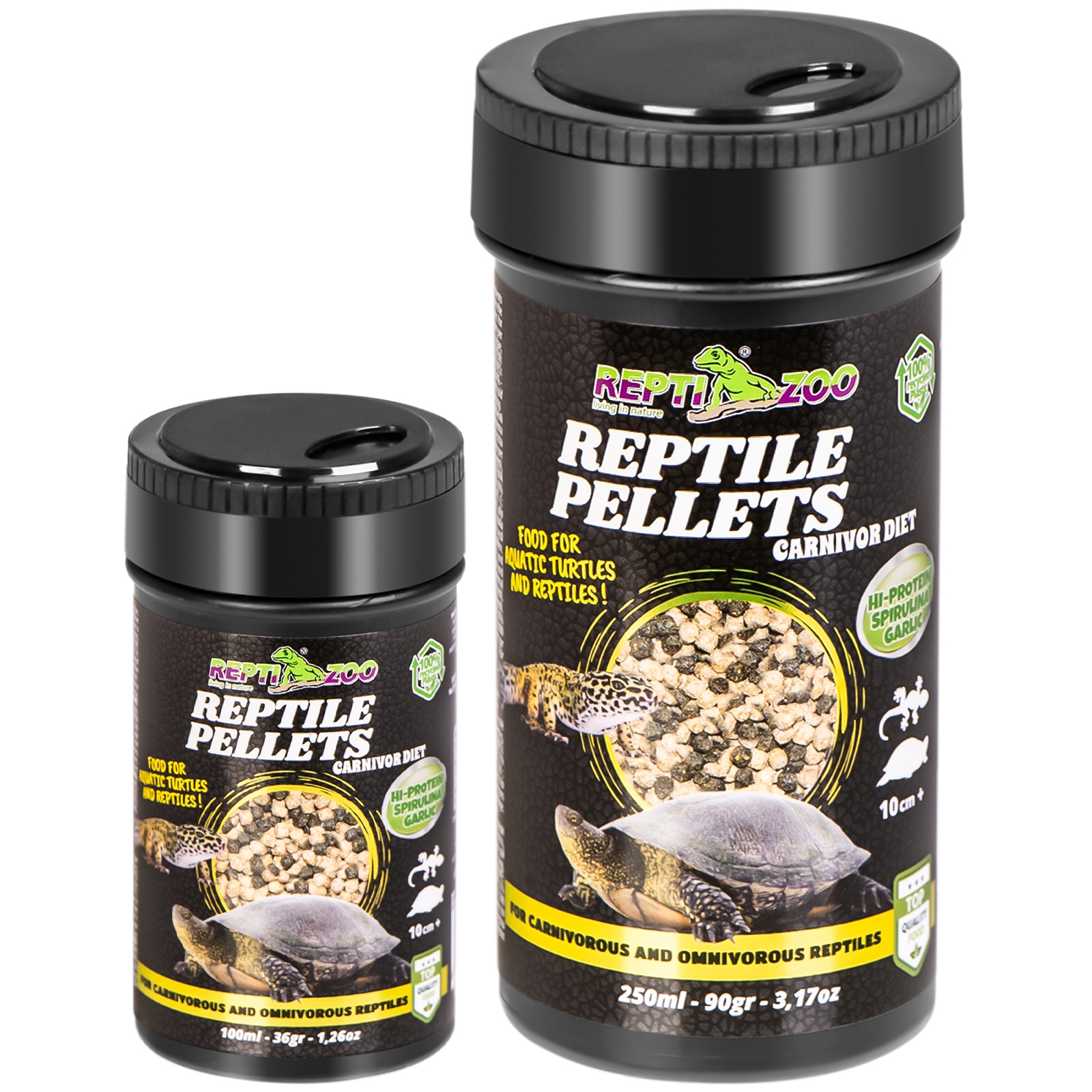 Корм і вітаміни для хижих рептилій Repti-Zoo Reptile Pellets 100мл.