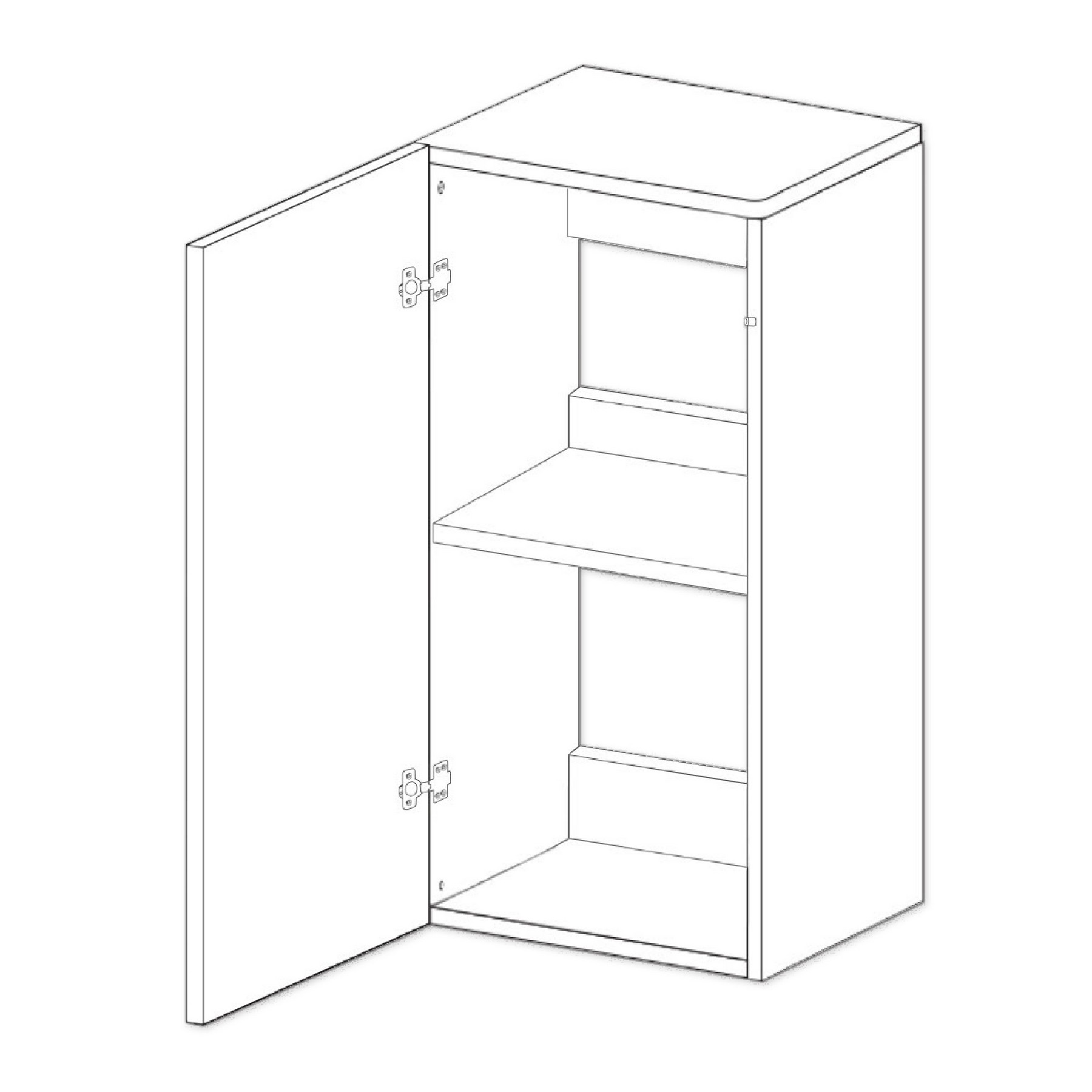 Акваріумна тумба Dupla Cube Stand 80 High gloss white 45x45x90см (80912)