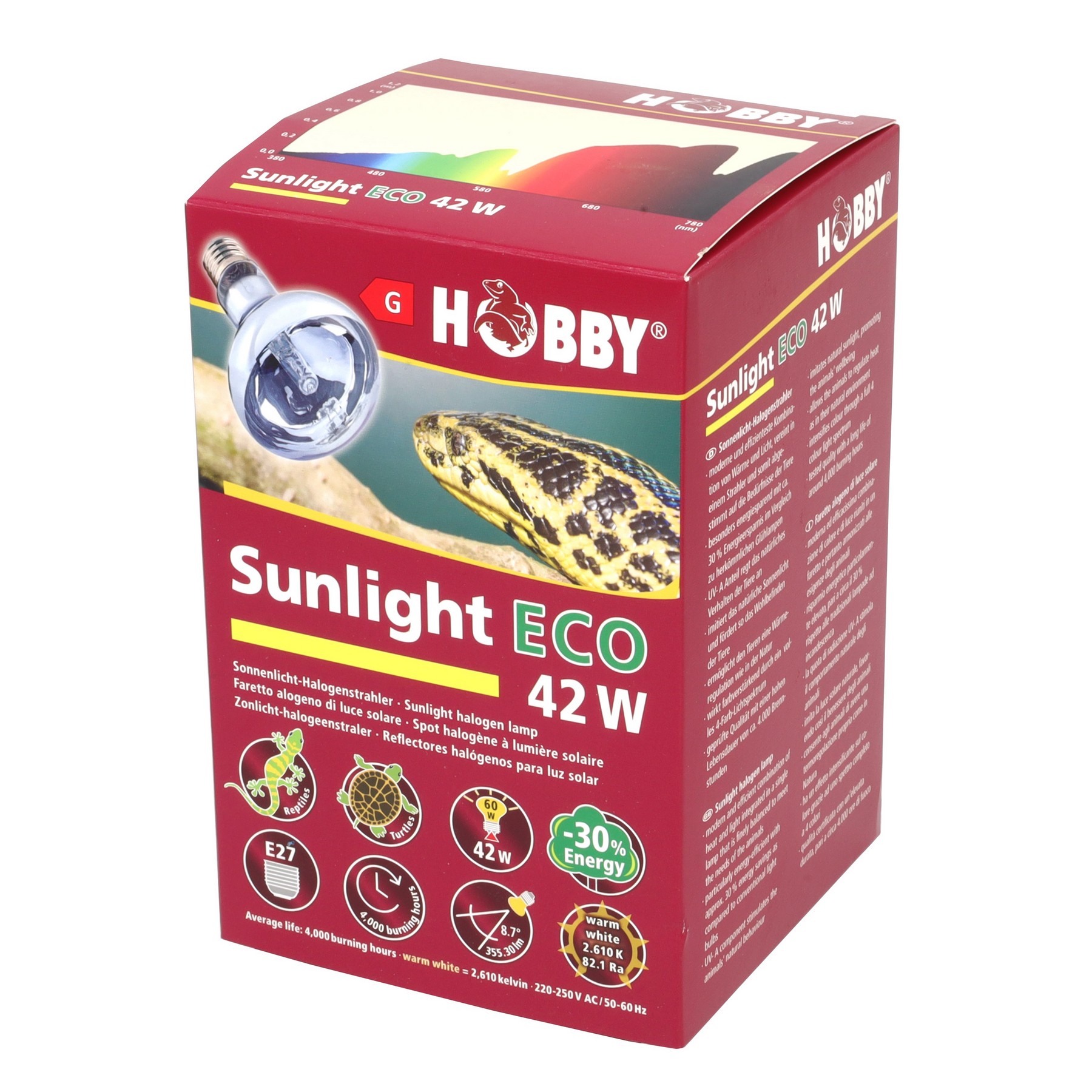 Лампа точкового нагріву Hobby Sunlight Eco 42 W (37542)