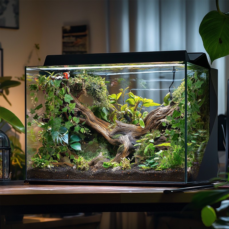 Штучна рослина, звисаючий плющ Terrario 75см (353)