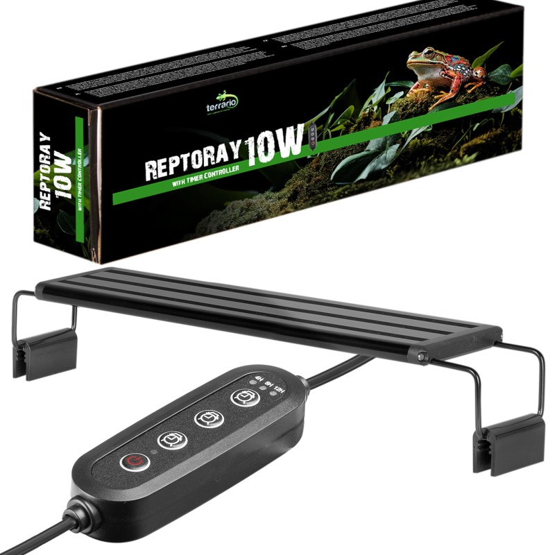 Світильник LED 30-40см для тераріумів з контролером часу Terrario ReptoRay 10W