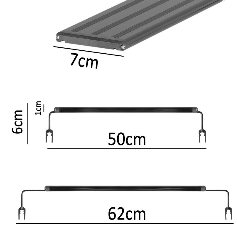 Світильник LED 50-60см для тераріумів з контролером часу Terrario ReptoRay 15W