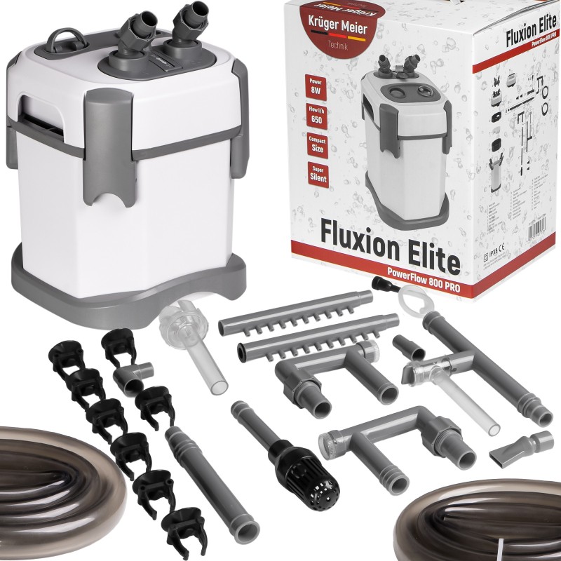 Зовнішній фільтр Kruger Meier Fluxion Elite 800 PRO для акваріумів 50-120 літрів