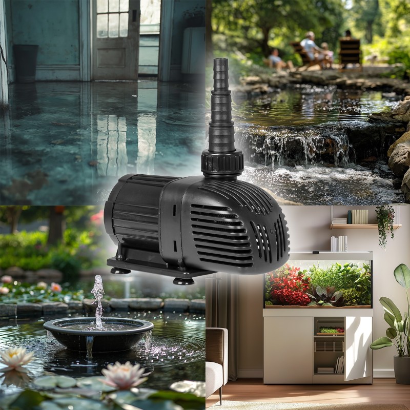 Енергоефективний насос для ставка Kruger Meier StreamPulse Pond 4000 л/год із захистом