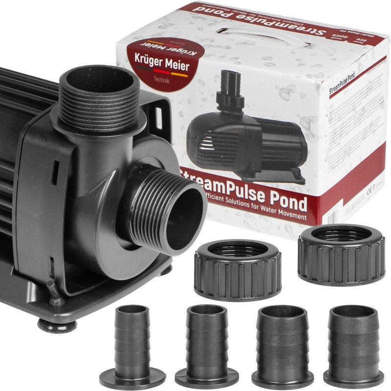 Енергоефективний насос для ставка Kruger Meier StreamPulse Pond 10000 л/год із захистом