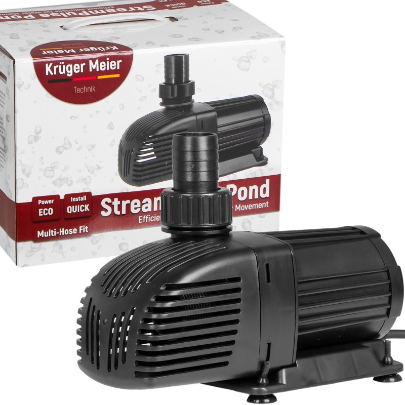 Енергоефективний насос для ставка Kruger Meier StreamPulse Pond 10000 л/год із захистом