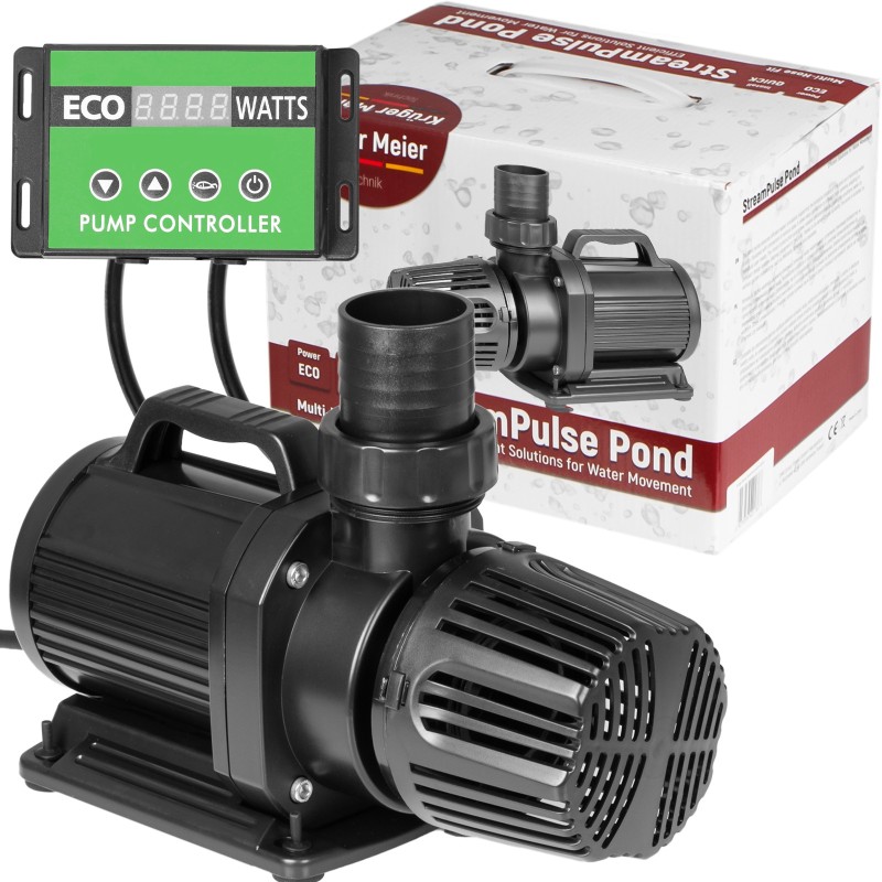 Енергоефективний насос для ставка Kruger Meier StreamPulse Pond 20000 л/год з контролером