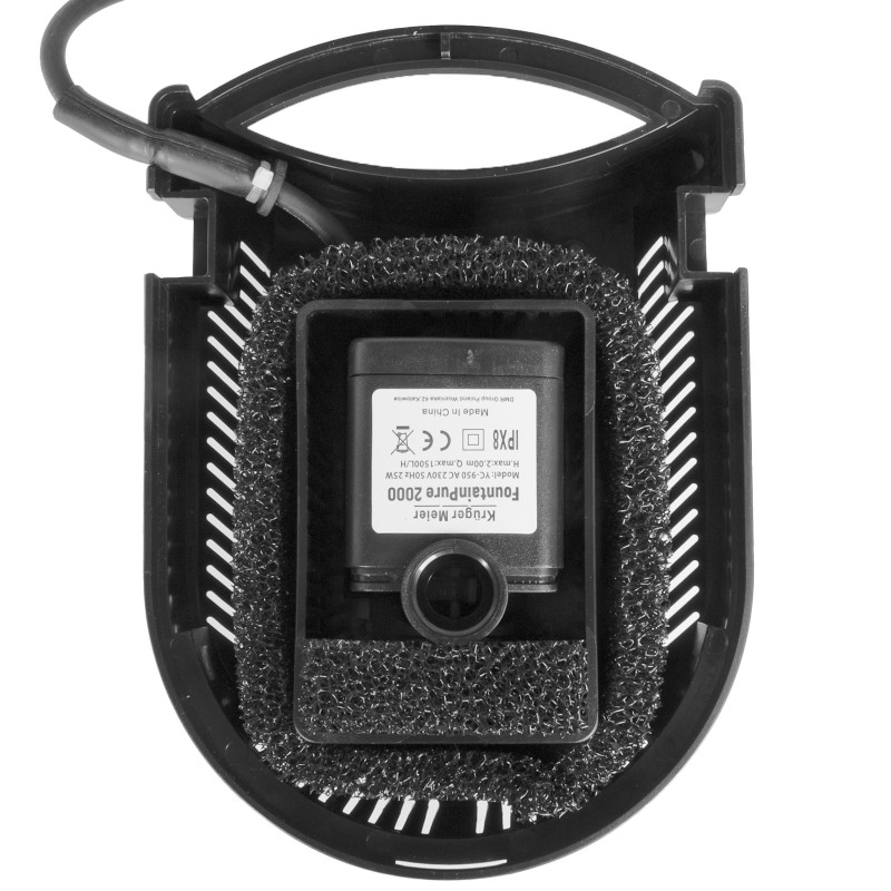 Фонтан-фільтр для ставка Kruger Meier FountainPure 2000 - 3 в 1: насос, фільтр, фонтан (1500 л/год)