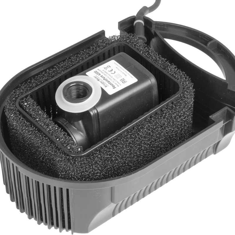 Фонтан-фільтр для ставка Kruger Meier FountainPure 4000 - 3 в 1: насос, фільтр, фонтан (3000 л/год)