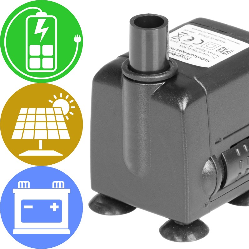 Помпа підйомна Kruger Meier HydroSpark 650 — міні насос 12V, 450 л/год