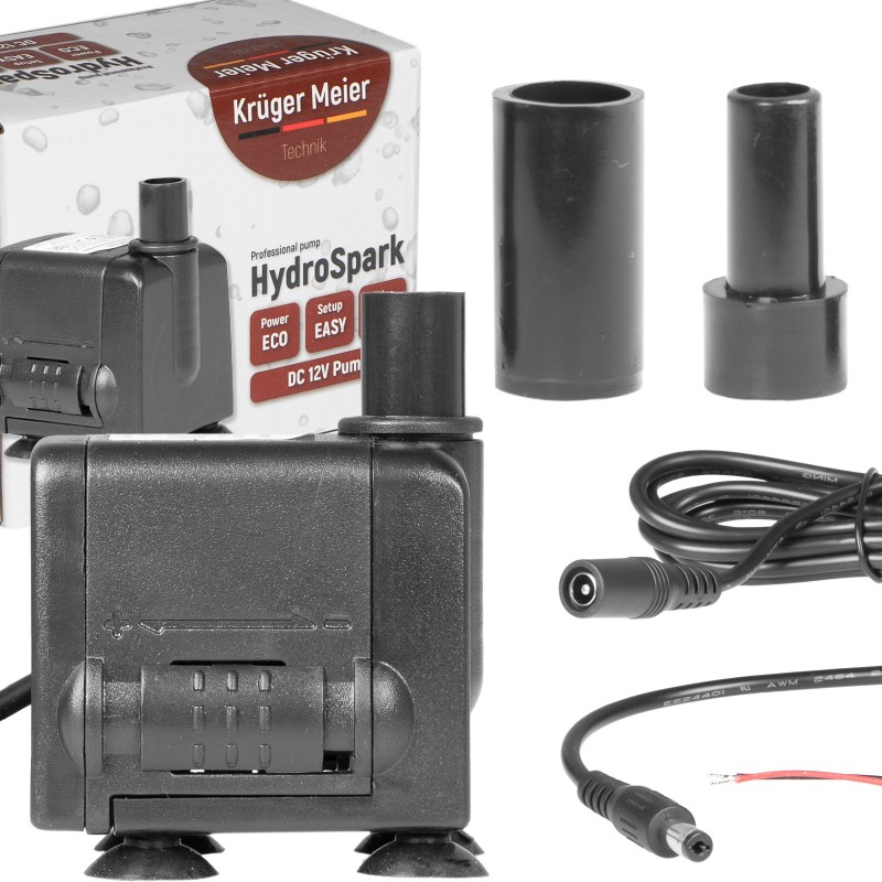Помпа підйомна Kruger Meier HydroSpark 650 — міні насос 12V, 450 л/год