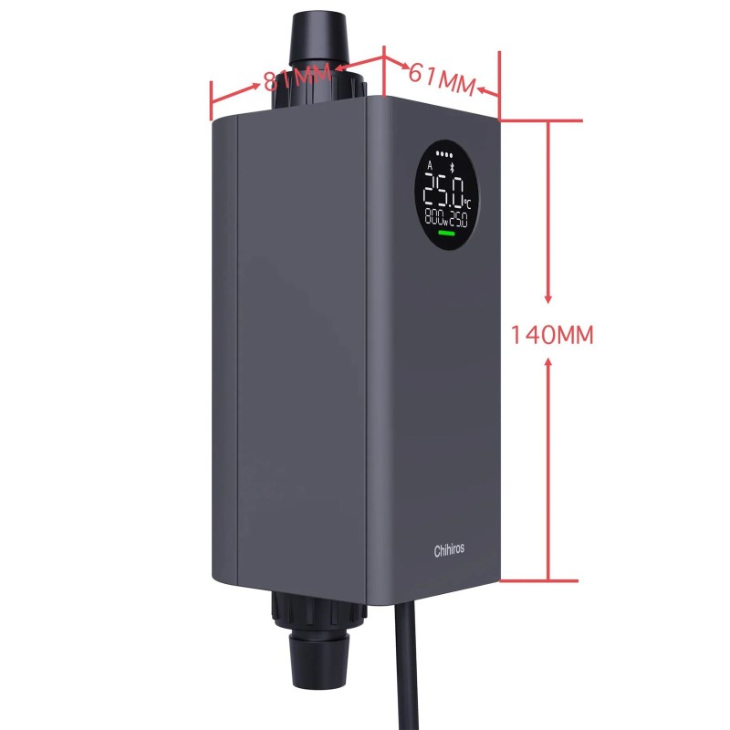 Нагрівач зовнішній Chihiros Heater Pro 12/16мм, 10-1000W з керуванням через додаток