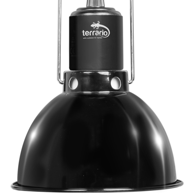 Світильник глибокий рефлекторний Terrario Biosphere Light 75W для локального обігріву тераріумів з керамічним патроном E27