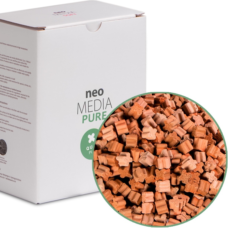 Наповнювач для біофільтрації з нейтральним pH Aquario Neo Media Pure Quad 1л.